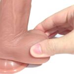 Tiberio Realistic Turbo Shaking Dildo with Thrusting, 360º Rotation, and Remote Control Liquid Silicone - Image 7