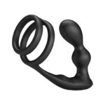 Marshall Anal Plug with Vibration and Cock and Ball Ring - Image 3