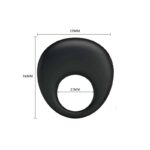 Pretty Love Vibrating Cock Ring Trap Black - Image 5