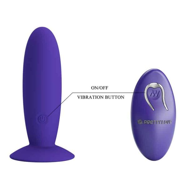 Youth Vibrating Anal Plug with Remote - Image 6