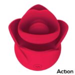 Meryl Vibe Stimulator Rose Shaped with Tongue 2 Motors - Image 3