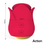 Meryl Vibe Stimulator Rose Shaped with Tongue 2 Motors - Image 6