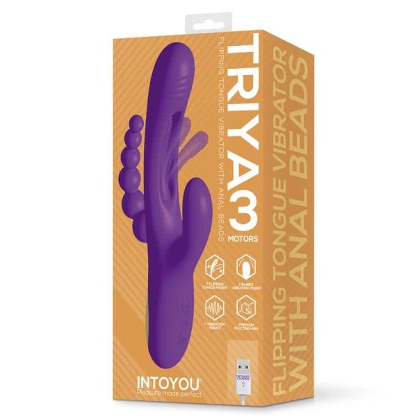 Triya Vibe with Flipping Tongue and Anal Beads - Image 11