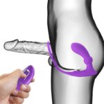 Warren Remote-Controlled Vibrating and Pulsating Anal Plug and Penis Ring - Image 14