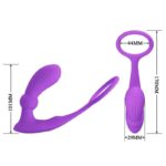 Warren Remote-Controlled Vibrating and Pulsating Anal Plug and Penis Ring - Image 17