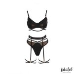 Ellie Bra, Thong, Garter Belt, and Garters Set - Image 4