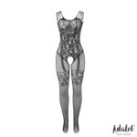 Lana Bodystocking open Crotch and Floral Pattern - Image 3