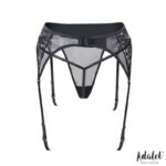 Luva Garter with Floral Lace and Thong Set - Image 3