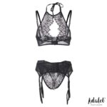 Nisa Set bra, garter belt, and thong Size 44-46 - Image 3