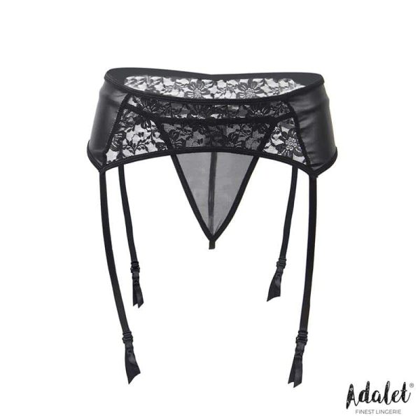 Stella Lace Garter and Thong Set - Image 3