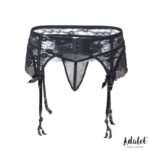 Sully Lace Garter and Thong Set - Image 3