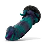 Dragonfly Dildo Purple and Green 22.6 cm - 8.9 - Image 7
