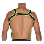 H4RNESS05 Chest Harness Neon Green One Size - Image 2