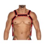 H4RNESS05 Chest Harness Neon Red One size - Image 2