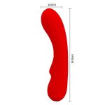 Prescott Vibrator USB Silicone Red - Image 11