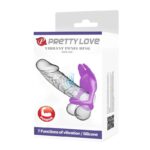 Silas Vibrating Penis Ring Purple - Image 10