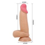 Sliding Skin Realistic Dildo 19.4 cm - Image 9