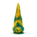 Tentacle Delight Green and Yellow Dildo 22.4 cm - 8.8 - Image 5