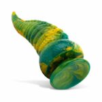 Tentacle Delight Green and Yellow Dildo 22.4 cm - 8.8 - Image 7