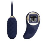 Vivian Vibrating Egg with Digital Screen Remote Control Blue - Image 2