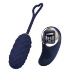 Vivian Vibrating Egg with Digital Screen Remote Control Blue - Image 3