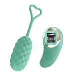Vivian Vibrating Egg with Digital Screen Remote Control Green - Image 2