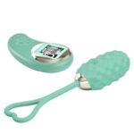 Vivian Vibrating Egg with Digital Screen Remote Control Green - Image 4