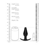Butt Plug Set Pointed Large Suction Cup Black - Image 14