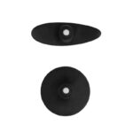 Butt Plug Set Pointed Large Suction Cup Black - Image 8