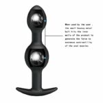 Pretty Love Silicone Anal Balls Black - Image 6