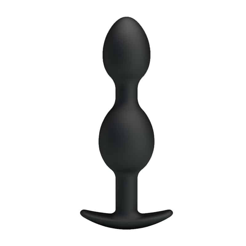Pretty-Love-Silicone-Anal-Balls-Black Pretty Love Silicone Anal Balls Black - Image 1