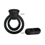 Pretty Love Vibrating Cock Ring Esther Black - Image 6
