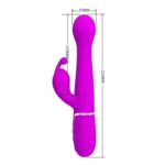 Vibe with Thrusting and Rotating Beads Dejon Pink - Image 10