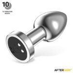 Dimpor Chrome Anal Plug with Vibration and Magnetic USB Size L - Image 4