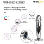 Sarmy Anal Plug with Vibration Magnetic USB Size M - Image 9