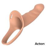 Strap-On with Hollow Dildo Premium Silicone Size L Flesh - Image 5