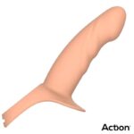 Strap-On with Hollow Dildo Premium Silicone Size L Flesh - Image 7