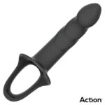 Strap-On with Hollow Dildo Premium Silicone Size S Black - Image 6