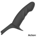 Strap-On with Hollow Dildo Premium Silicone Size S Black - Image 7