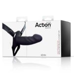 Strap-On with Hollow Dildo Premium Silicone Size S Black - Image 10