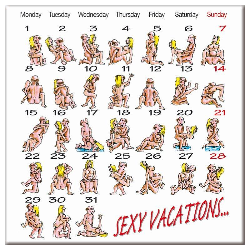 Kamasutra-Calendar-Magnet Kamasutra Calendar Magnet - Image 1