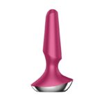 Plug-ilicious 2 Vibrating Butt Plug with Satisfyer Connect App Berry - Image 2