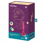 Plug-ilicious 2 Vibrating Butt Plug with Satisfyer Connect App Berry - Image 5