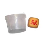 White Position Dice in a Plastic Jar for Girls - Image 2