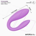 Couple Toy with App Flexible Silicone Lavender - Image 8