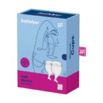 Feel Secure Menstrual Cup Transparent Pack of 2 - Image 4