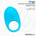 Ringo Vibrating Ring with App Unibody Blue - Image 3