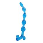 Bendy Twist Anal Beads Blue - Image 3