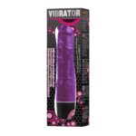 Glitter Vibrating Dildo Purple - Image 2