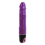 Glitter Vibrating Dildo Purple